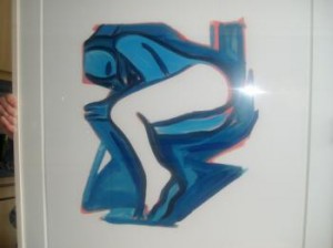 Blue Nude 3 Tom Wesselmann