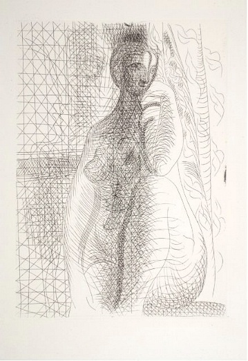 Femme nue a la Jambe Pliee