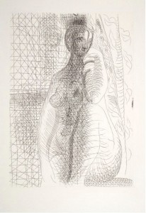 Picasso Femme nue a La Jambe Pliee Picasso Femme nue a La Jambe Pliee
